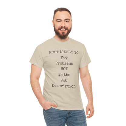 Problem Fixer Teacher Unisex Heavy Cotton Tee