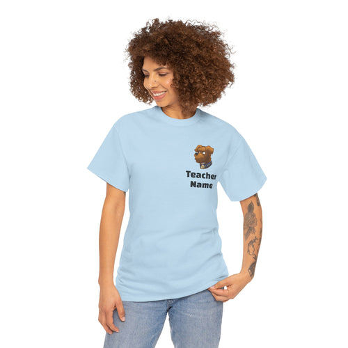Welcome to Our Pack, Taco-First Grade Teacher Unisex Heavy Cotton Tee