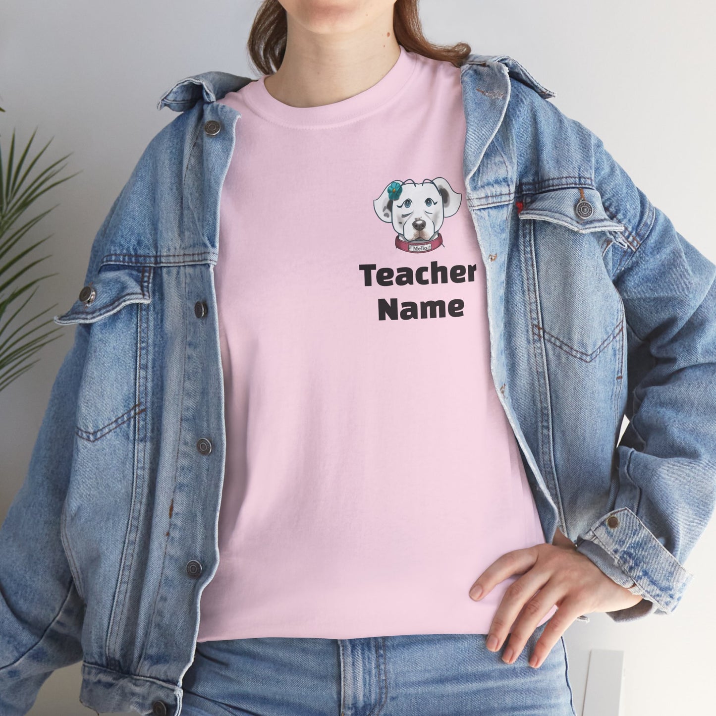 Welcome to Our Pack Mello-Kinder Teacher Unisex Heavy Cotton Tee