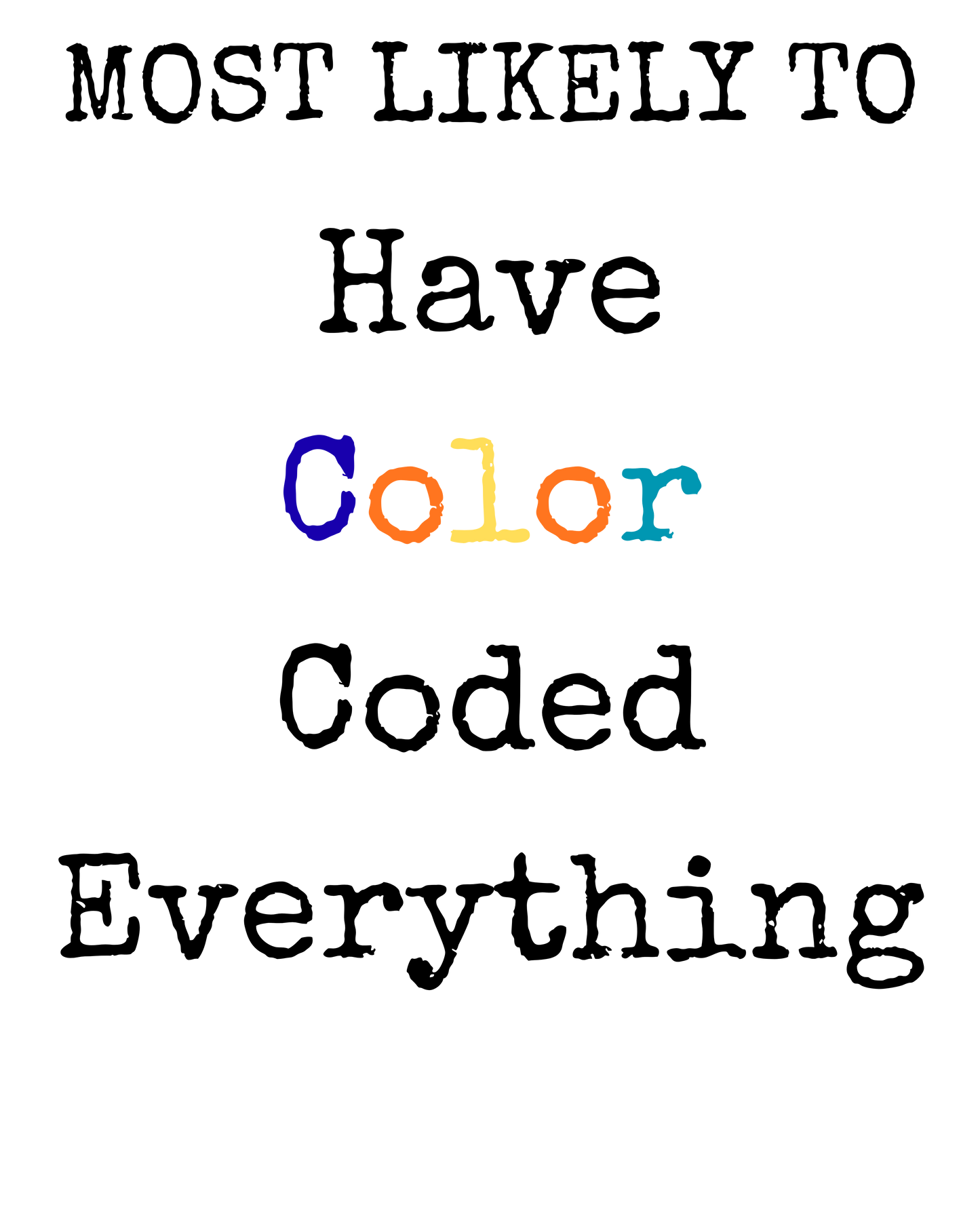 Color Coded Teacher Unisex Heavy Cotton Tee