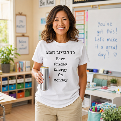 Energy Teacher Unisex Heavy Cotton Tee