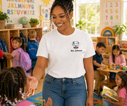 Welcome to Our Pack Mello-Kinder Teacher Unisex Heavy Cotton Tee