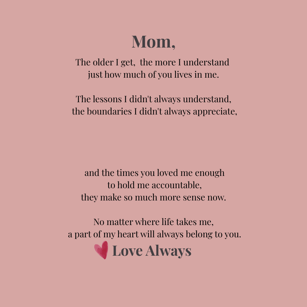 To My Mom – Forever Love Heart Necklace